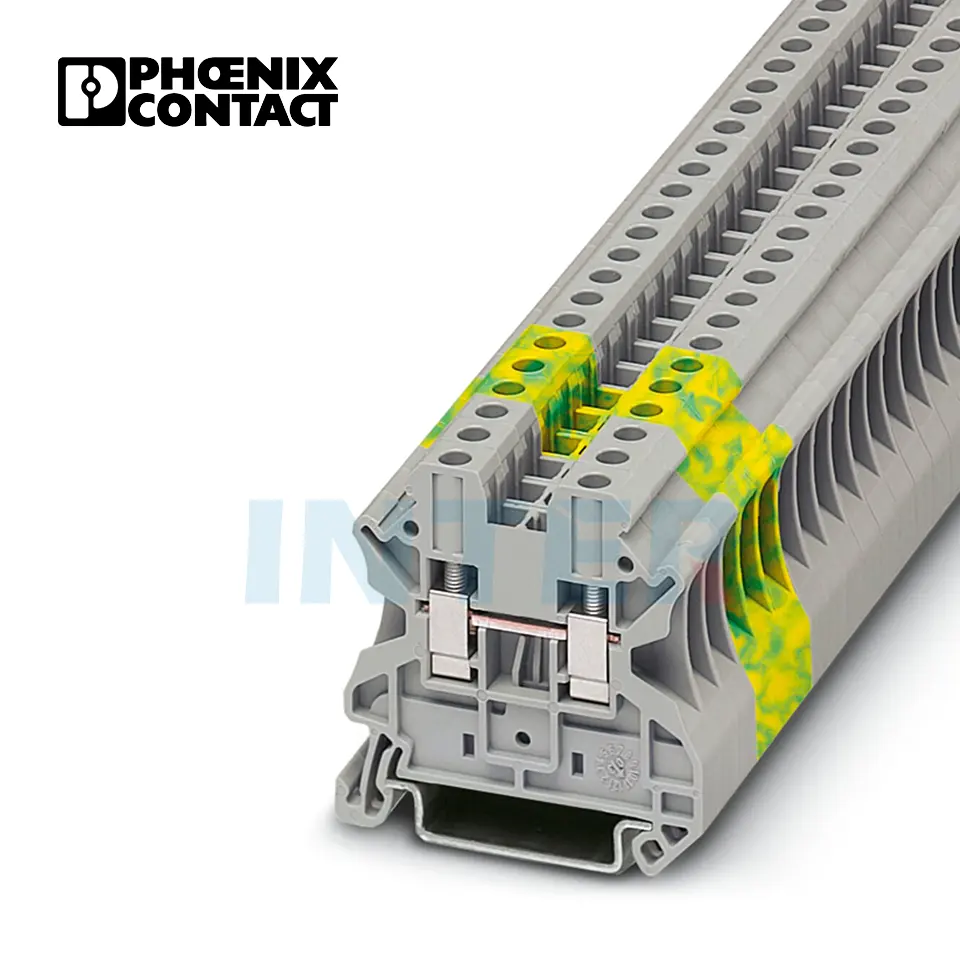 3044102 UT 4 original phoenix contact UT din rail mounted terminal block screw terminal block connector