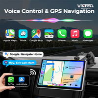 Lecteur DVD de voiture Linux 7 9 10 pouces, Carplay, autoradio universel, navigation GPS, écran tactile capacitif, interface Type-C, stockage 64 Go