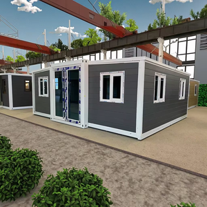 Prix d'usine Maison conteneur préfabriquée en acier à 3 chambres, conception extensible, pour stations balnéaires, parcs, appartements, usage extérieur - Product Image 1