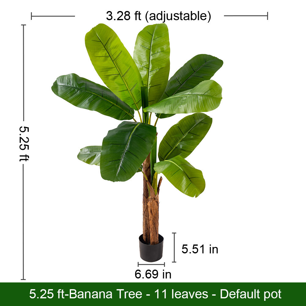 5.25FT/160CM-Simulated Banana Tree