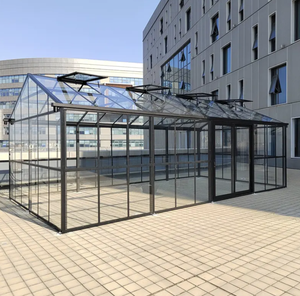 Moderna veranda esterna in alluminio con telaio in lega per Villa residenziale Hotel o cortile giardino <span class=keywords><strong>balcone</strong></span> recinzione Patio - Product Image 6