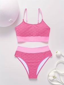RUIQUWIN OEM Custom Crochet Bikini Set Women Push Up Micro Swimsuit Halter Swimwear Lace <b>Thong</b> Bikini Summer Bathing Suit - Product Image 4