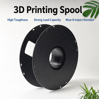 Bobine en plastique creuse personnalisable de 200 mm, vide, pour filament d'impression 3D de 1 kg, compatible avec les filaments ABS, PLA, PETG, TPU de 1,75 mm