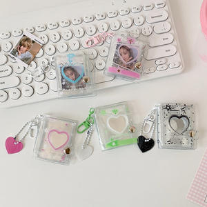 Bon marché, vente en gros, mini album <span class=keywords><strong>photo</strong></span> de 2 pouces, pendentif de sac, dessin animé mignon, livre de rangement, porte-clés en PVC - Product Image 2