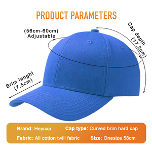 Casquette de baseball en coton à 6 panneaux, design sportif, logo brodé, pour les sports de plein air, confort doux, usage quotidien décontracté - Product Image 3