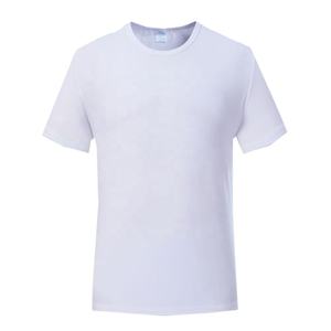Chemises de travail avec logo personnalisé Hommes Publicité 100 Polyester t-shirt Vente en gros T-shirt Sublimations Blanc Hommes t-shirts - Product Image 5