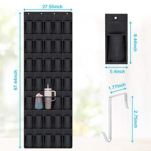 Organizador Colgante para Botellas de Agua, para Bolsillos de Vasos Stanley, Almacenamiento de Botellas de Agua Sobre la Puerta para Vasos Stanley Yeti de 40 oz, para Cocina - Product Image 2