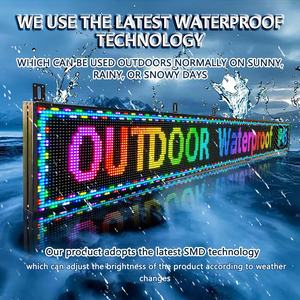 USA bên ngoài RGB đầy đủ màu sắc Wifi điều khiển với độ sáng cao <span class=keywords><strong>LED</strong></span> Scrolling Đăng lập trình cho cửa hàng kinh doanh Hội Đồng Quản Trị - Product Image 5