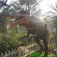 Décoration d'Halloween, grandes créatures préhistoriques animatroniques, dinosaures, modèles 3D, dinosaures réalistes grandeur nature pour une utilisation en extérieur