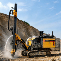 Foreuse intégrée Kaishan KT5J avec compresseur embarqué pour trous de 80-105 mm