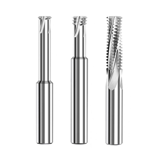 Metric ba răng vonfram thép chủ đề phay cắt cacbua chèn cuối nhà máy rắn <span class=keywords><strong>threading</strong></span> Router bit CNC cắt quá - Product Image 2