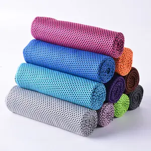 Logotipo personalizado Fitness Workout Sports Microfibra Instant Cooling towel Cool Ice Towel