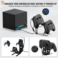 Support de bureau JYS-SDM012 pour manette Steam/NS PRO/PS5/PS4, support de rangement universel avec câble