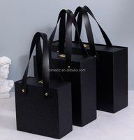 Nouvelles boîtes cadeaux de luxe rigides carrées pour cadres photo 2025 avec poignée, en matériaux recyclés, finition mate, logo personnalisé, impression CMJN sur mesure