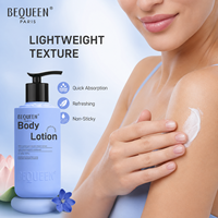 Lotion Corporelle Parfumée OEM ODM 260g Crème Hydratante Corps Nénuphar Bleu Égyptien 24H Longue Durée Parfum Lavande Barrière Cutanée