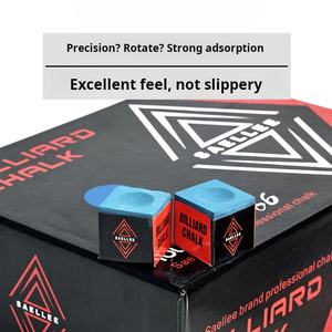 Professionale a forma quadrata di <span class=keywords><strong>colori</strong></span> blu biliardo stecca da biliardo <span class=keywords><strong>gesso</strong></span> da torneo di qualità da biliardo <span class=keywords><strong>gesso</strong></span> originale stecca <span class=keywords><strong>gesso</strong></span> - Product Image 3