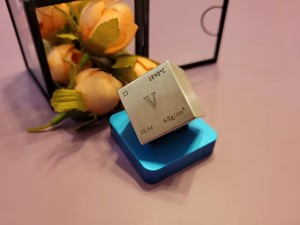 Hot bán V cube Kim Loại Cubes với hình vuông màu xanh AL đứng AL chủ - Product Image 6