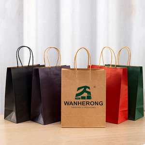 Bán Buôn Biểu Tượng Tùy Chỉnh Màu Sắc Cá Nhân Sang Trọng Thân Thiện Với Môi Sản Phẩm Túi Kraft Dày Thủ Công Nghệ Thuật Túi Giấy Mua Sắm Với Cầm Tay - Product Image 3