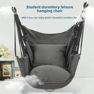 Sillón Colgante de Lona para Adultos, Ideal para Dormitorios Universitarios, Columpio Tipo <span class=keywords><strong>Hamaca</strong></span> para Relajarse en el Dormitorio - Product Image 1