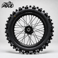 Kit de mise à niveau de course pour Surron Light Bee 2ème génération 2026 : Jantes tout-terrain 16 et 19 pouces, moyeux CNC en aluminium noir, pneus tout-terrain