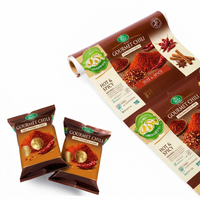 Paquets d'emballage de biscuits en poudre de piment et de sel PET PE biodégradable Films Rouleaux de sacs en plastique personnalisés Emballage pour produits