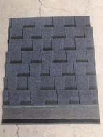 Carreaux d'asphalte double couche, carreaux en fibre de verre, carreaux ignifuges à isolation thermique spéciale pour villas