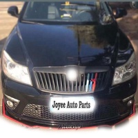 Spoiler de pare-chocs avant V RS, séparateur en plastique, kit carrosserie en fibre de carbone pour Skoda Octavia 2006-2012 MK2, accessoire de tuning automobile