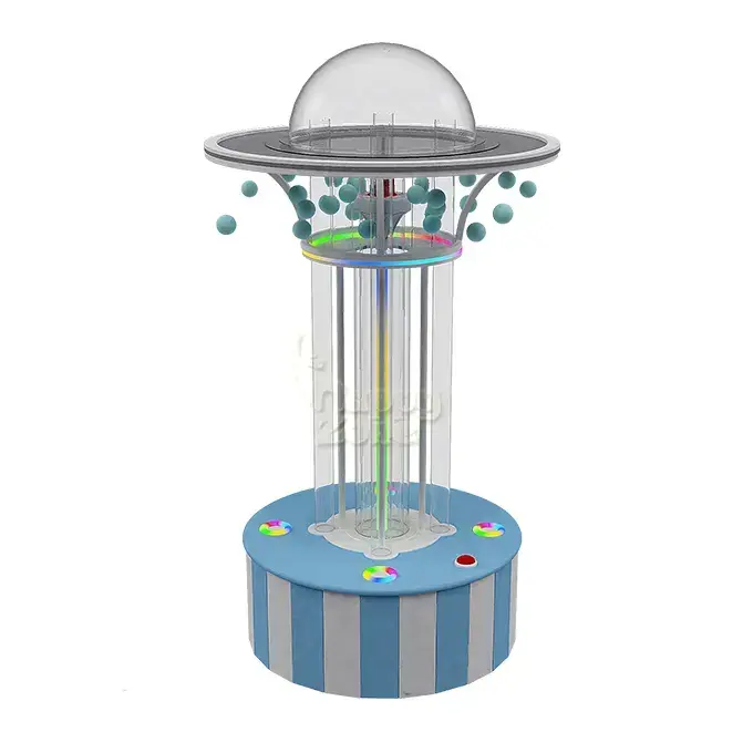 Máquina de bolas para chuveiro de crianças, equipamento de chuveiro de bolas para crianças, equipamento de brincar macio para áreas internas, novo, Museu da Ciência