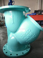 Vanne à opercule filtrante en Y en fonte ductile, modèle manuel DYH41X DN50-DN300 pour conduite d'eau