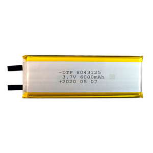 แบตเตอรี่ลิโพแบบชาร์จซ้ำได้ Deep Cycle 6000mah รุ่น DTP8043125 <span class=keywords><strong>3</strong></span>.7V 1S สีฟ้า พร้อมหัวปลั๊ก - Product Image 3