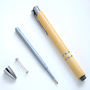 Entire4カスタマイズレーザー彫刻プリントペン竹クリックペンプロモーションペンロゴ印刷ビジネスギフト用 - Product Image 4