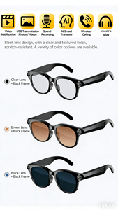 NUEVAS Gafas con Cámara de Traducción Inteligente con IA <span class=keywords><strong>Google</strong></span> M89, Control por Aplicación, Grabadora de Video HD 720P, Resistentes al Agua IPX-5, IA - Product Image 2