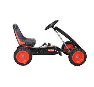 Air Jet pedale Go Kart verde per bambini grafica sportiva sulla carenatura anteriore, sedile avvolgente regolabile, cerchi a 4 raggi 10 'ruota EVA - Product Image 1