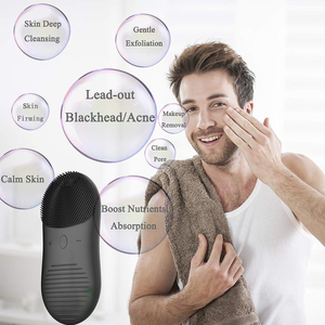 Brosse de nettoyage du <span class=keywords><strong>visage</strong></span> Silicone ultrasonique Mini brosse ionique de nettoyage du <span class=keywords><strong>visage</strong></span> Usb masseur Machine à <span class=keywords><strong>laver</strong></span> 2020 - Product Image 3
