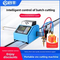 Machine de découpe de plaques d'acier CNC portable Qifeng, double mode plasma/gaz, modèle Little Bee entièrement automatique, modèle de table TPL-1630 300W