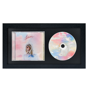 <span class=keywords><strong>CD</strong></span> hiển thị khung với kính thực cho đĩa và <span class=keywords><strong>CD</strong></span> Box khung màu đen với màu đen mat ký <span class=keywords><strong>CD</strong></span> âm nhạc khung cho tường và bàn - Product Image 2