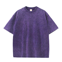 T-shirt surdimensionné de bonne qualité, vente en gros de chemises et de chemises unisexes, logo personnalisé, t-shirt uni, t-shirt délavé à l'acide