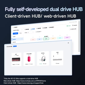 Mchose A5 V2 chuột nhẹ 54g tri-mode 2.4G/BT/có dây paw3395 dpi26000 8000Hz 500mAh tuổi thọ pin dài Chuột chơi game - Product Image 6