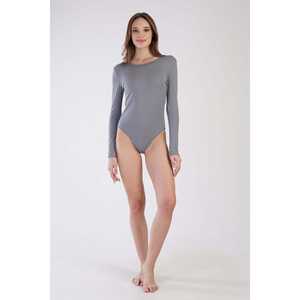 Mono de punto personalizado de manga larga con cuello redondo para mujer, cómodo, midi, para fitness, fiesta, con estampado. - Product Image 4