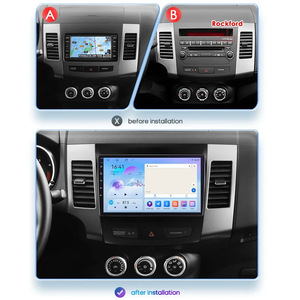 Navigatore GPS autoradio Android per Outlander 2 2005-2011 C-Cross/<span class=keywords><strong>Peugeot</strong></span> 4007 Apple CarPlay Stereo 360 - Product Image 2