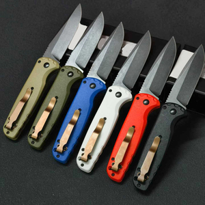 Couteau pliant 4300BK 7cr13mov, manche en ABS, lame polie à la <span class=keywords><strong>pierre</strong></span> noircie, couteau de poche, camping en plein air, EDC, bricolage - Product Image 2