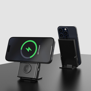 Độc Đáo 3-Trong-1 Từ Ngân Hàng Điện Sạc Không Dây Cho Apple Xem Hoặc Samsung Đồng Hồ Với Điện Thoại Đứng - Product Image 4