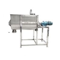 Mélangeur à ruban double hélice 200 300 480 500 1000 5000 kg, mélangeur de poudre industriel, machine de mélange horizontale