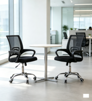 Chaise de bureau moderne en maille, confortable pour longues sessions, pivotante avec roulettes, idéale pour l'e-sport, les dortoirs, les hôpitaux et les écoles, avec fonction de levage.