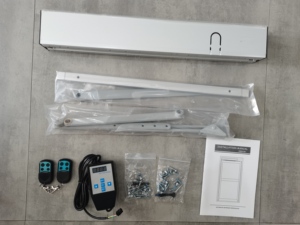 Mini puertas batientes comerciales y residenciales de tamaño pequeño, Sensor táctil inalámbrico automático, cierre de <span class=keywords><strong>puerta</strong></span> eléctrico abierto remoto - Product Image 2