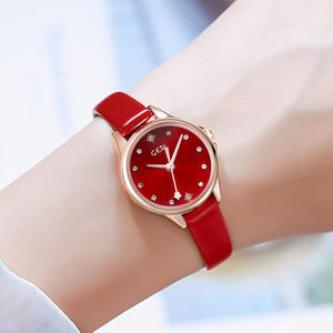 Reloj elegante para mujer, estilo moderno y fresco, correa de cuero, reloj de cuarzo resistente al agua para estudiantes - Product Image 4