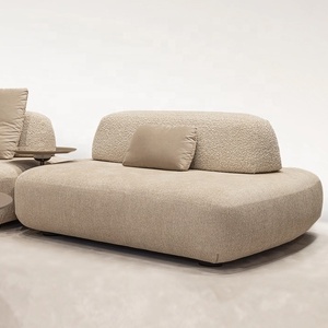 Set di <span class=keywords><strong>Divani</strong></span> Modulari Zayshine in Stile Italiano Minimalista, Combinazione Libera, Divano Curvo Senza Braccioli per Villa, Design Esclusivo - Product Image 5