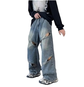 <span class=keywords><strong>Jeans</strong></span> da <span class=keywords><strong>uomo</strong></span> <span class=keywords><strong>a</strong></span> <span class=keywords><strong>vita</strong></span> <span class=keywords><strong>alta</strong></span> con eleganti tasche larghe scavate dal Design per Comfort e stile - Product Image 1
