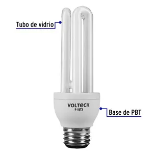 Master con 24 unidades Triple T3 15 W lámpara de luz diurna en blister, Volteck - Product Image 2