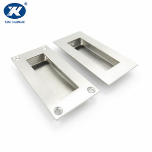 Manija Empotrada de Acero Inoxidable para Puerta Corredera, Manija Oculta para Muebles, Manija Empotrada - Product Image 2